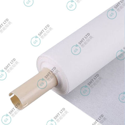 SMT Steel Mesh Wiping Paper 60g Gram Weight 530mm×20m Roll Size Wood Pulp and Polyester Fiber for Effective Cleaning
