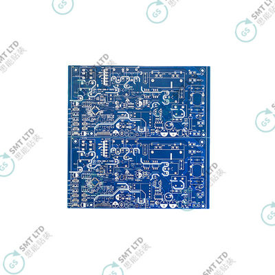 Double-Sided PCB with Blue Oil Coating for Enhanced Security in SMT Manufacturing