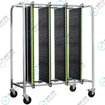 ESD Trolley 900x550x1260mm Stainless Steel PCB Storage Cart 150KG Capacity